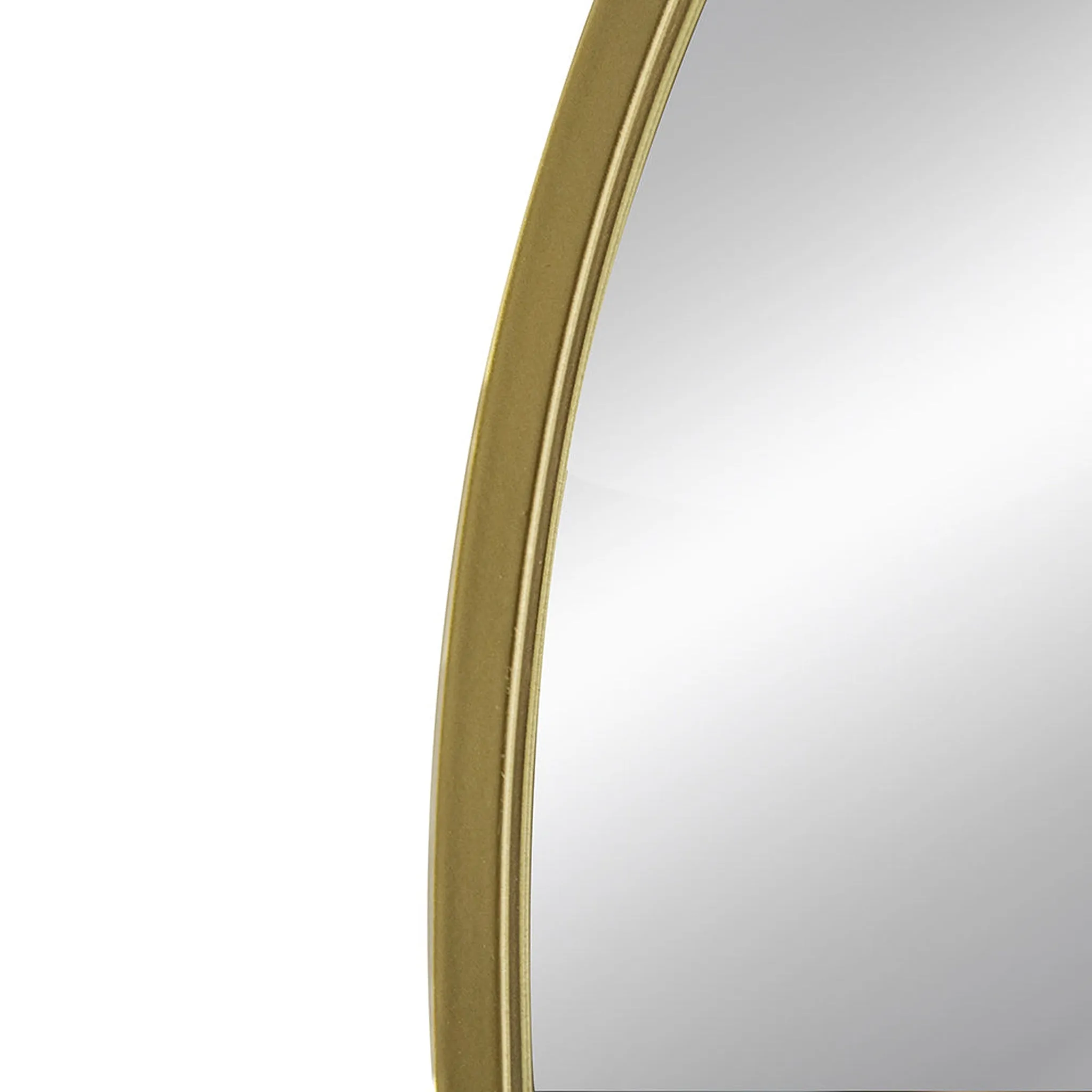 A&B Home Celine 24" x 36" Bundle of 13 Arched Shaped Gold Metal Frame Wall-Mounted Mirror