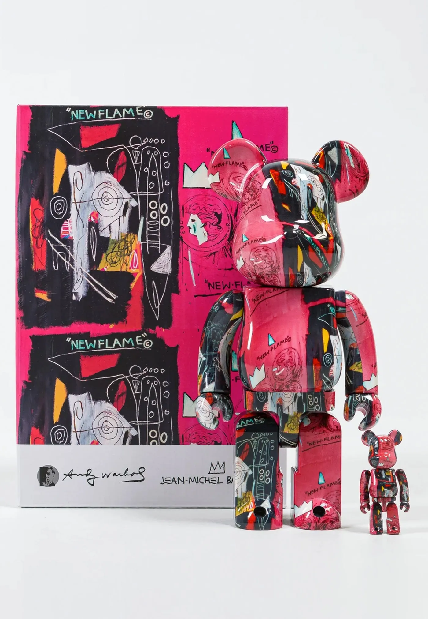 Be@rbrick Warhol x Basquiat #1 100% 400% Set