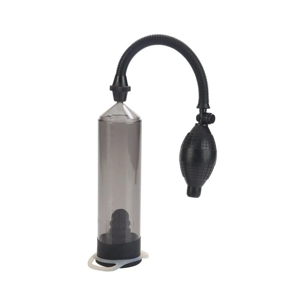 Precision Pump With Erection Enhancer - Smoke