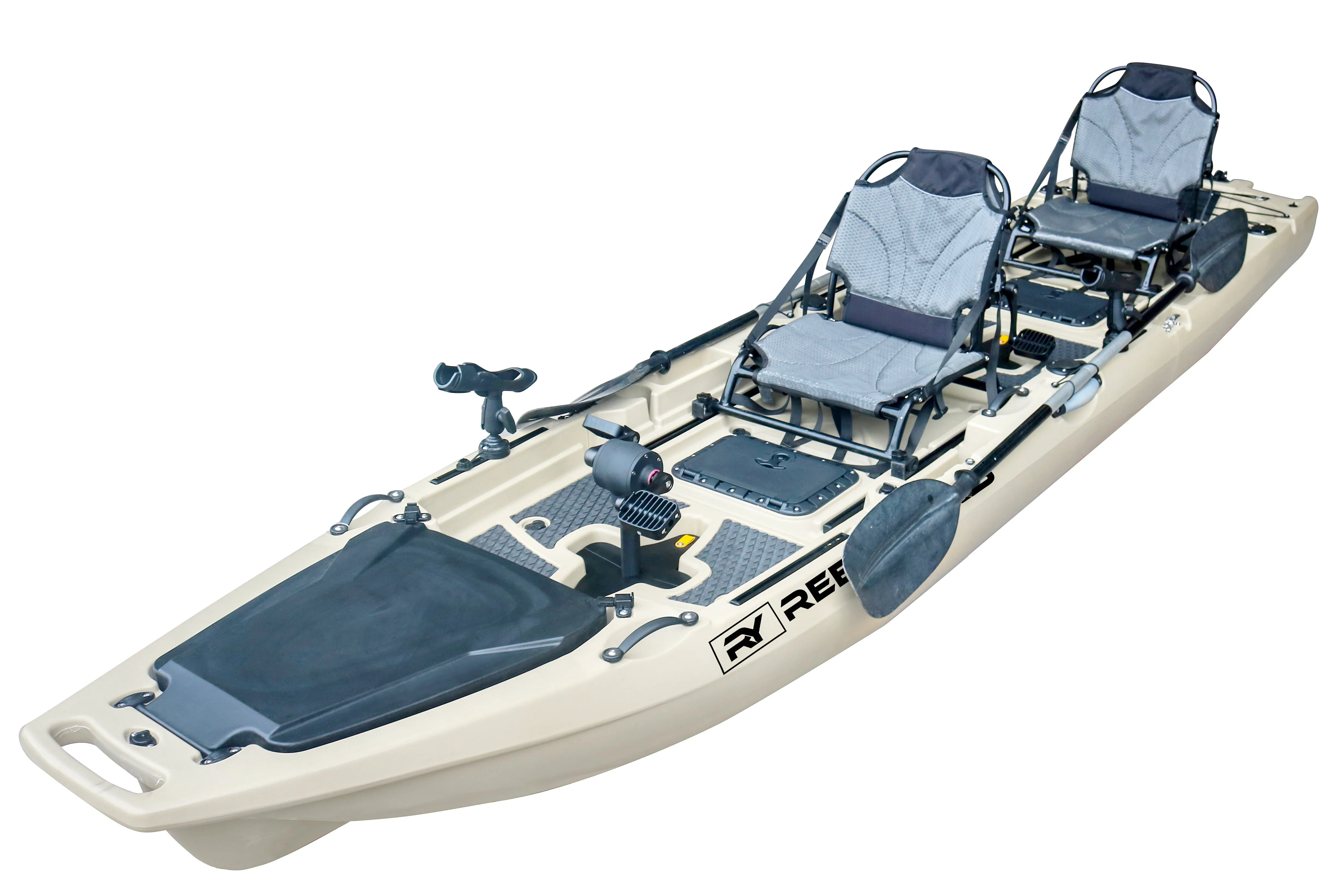 ReelYaks Rocket 13.8ft Tandem Modular Pedal Fishing Kayak